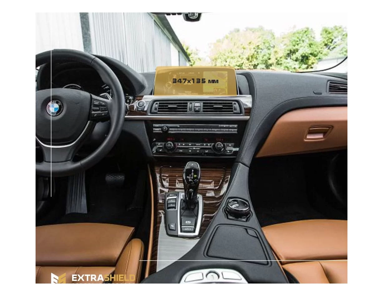 BMW 6 Series (G32) 2016 - Present Multimedia 12,3" ExtraShield Screeen Protector - 1 - Interior Dash Trim Kit