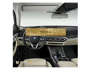 BMW iX 2020 - Present BMW Live Cockpit Plus with curved display BMW ExtraShield Screeen Protector - 1
