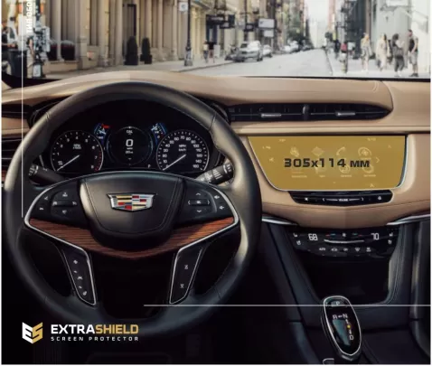 Cadillac XT5 2016 - 2020 Multimedia 8" ExtraShield Screeen Protector - 1