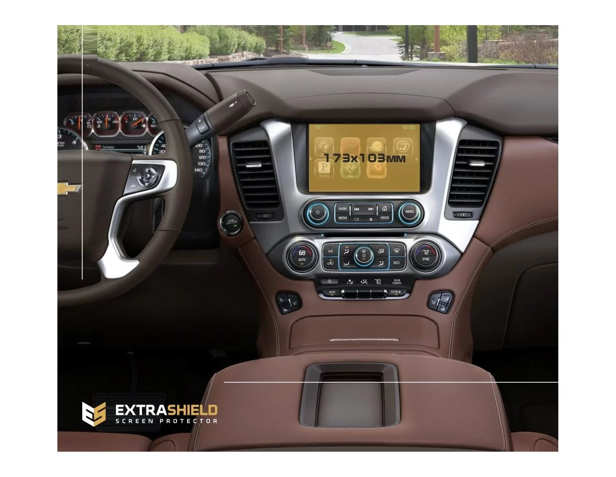 Chevrolet Tahoe 2013 - 2021 Multimedia 9" ExtraShield Screeen Protector - 1