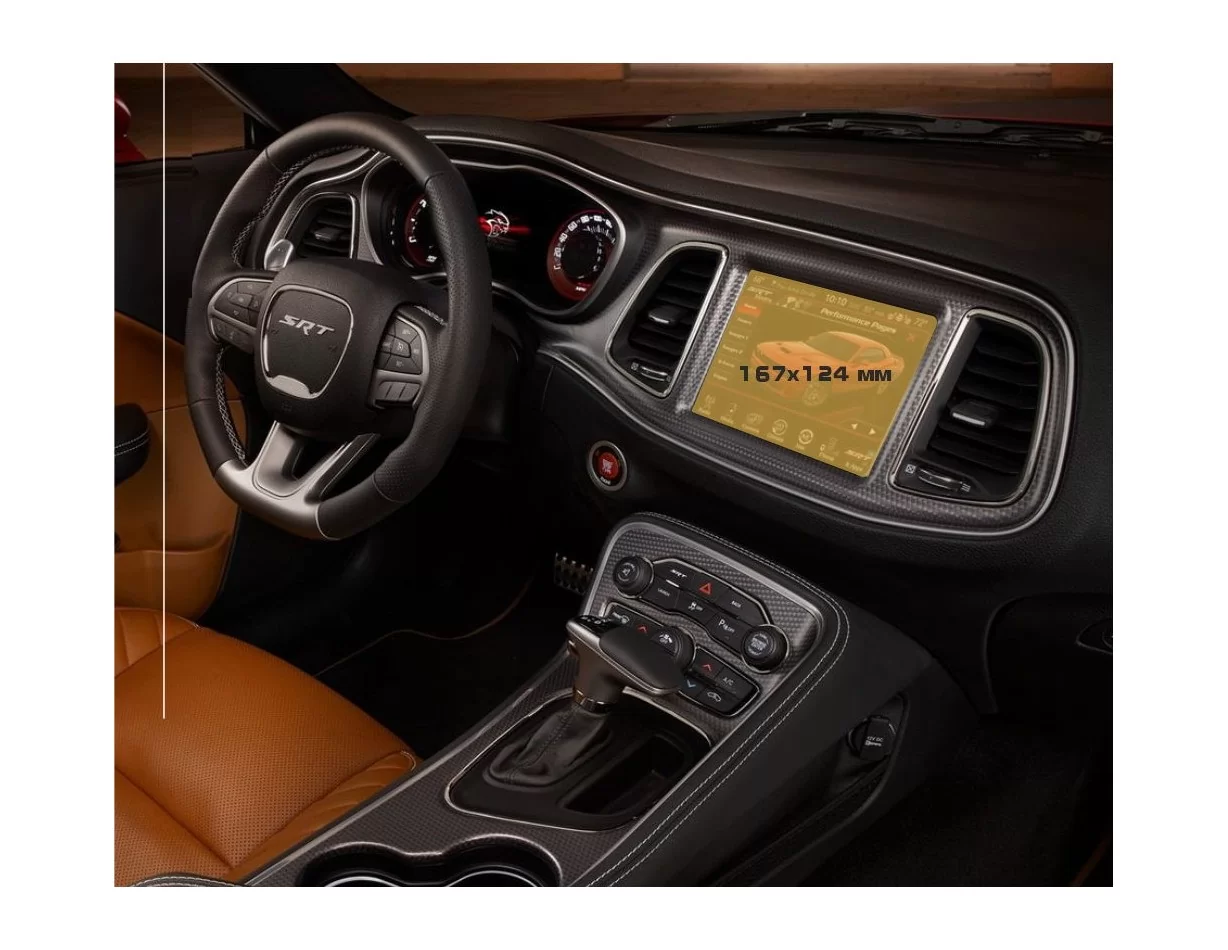 Dodge Challenger 2021 - Present Multimedia 8,4" ExtraShield Screeen Protector - 1
