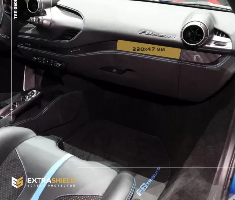 Ferrari F8 Tributo 2019 - Present Multimedia passenger ExtraShield Screeen Protector - 1 Ferrari F8 Tributo 2019 - Present Multimedia passenger ExtraShield Screeen Protector - 1