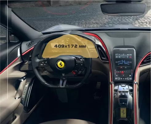 Ferrari Roma 2019 - Present Digital Speedometer ExtraShield Screeen Protector - 1 - Interior Dash Trim Kit Ferrari Roma 2019 - Present Digital Speedometer ExtraShield Screeen Protector - 1 - Interior Dash Trim Kit