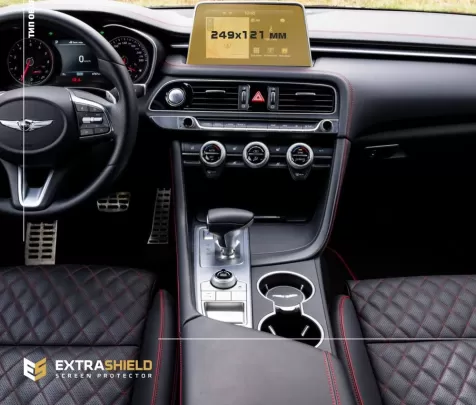 Genesis G70 2017 - 2021 Multimedia 8" ExtraShield Screeen Protector - 1