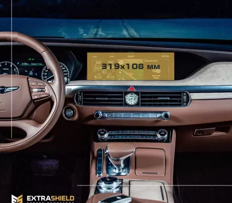 Genesis G90 2018 - Present Multimedia Lexicon 12,3" ExtraShield Screeen Protector - 1 - Interior Dash Trim Kit Genesis G90 2018 - Present Multimedia Lexicon 12,3" ExtraShield Screeen Protector - 1 - Interior Dash Trim Kit