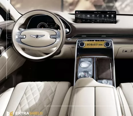 Genesis GV80 2020 - Present climate-control ExtraShield Screeen Protector - 1 - Interior Dash Trim Kit Genesis GV80 2020 - Present climate-control ExtraShield Screeen Protector - 1 - Interior Dash Trim Kit