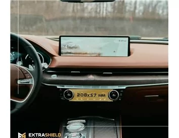 Genesis GV80 2020 - Present Passenger monitors (2pcs,) 9" ExtraShield Screeen Protector - 1 - Interior Dash Trim Kit