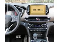 Hyundai Santa Fe 2018 - 2021 Multimedia 8" ExtraShield Screeen Protector - 1 Hyundai Santa Fe 2018 - 2021 Multimedia 8" ExtraShield Screeen Protector - 1
