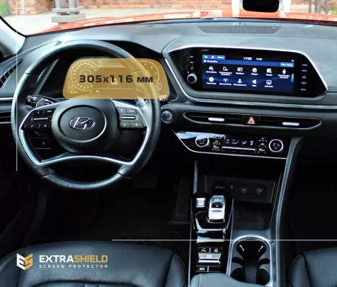 Hyundai Sonata 2019 - Present Digital Speedometer 12,3" ExtraShield Screeen Protector - 1 Hyundai Sonata 2019 - Present Digital Speedometer 12,3" ExtraShield Screeen Protector - 1