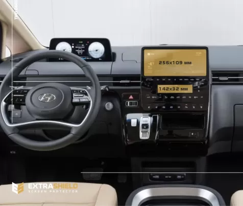 Hyundai Staria 2021 - Present Multimedia + climate-control ExtraShield Screeen Protector - 1