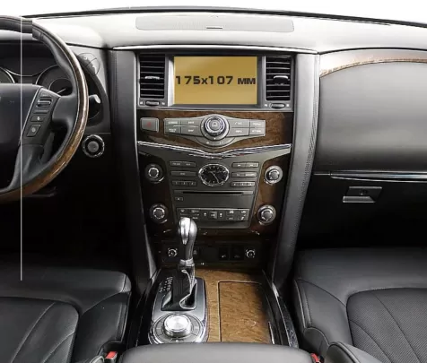 Infiniti QX80 (Z62) 2013 - 2019 Multimedia 8" ExtraShield Screeen Protector - 1 - Interior Dash Trim Kit