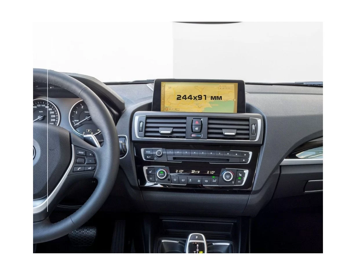BMW 1 Series (F20) 2011 - 2017 Multimedia NBT 8,8" ExtraShield Screeen Protector - 1
