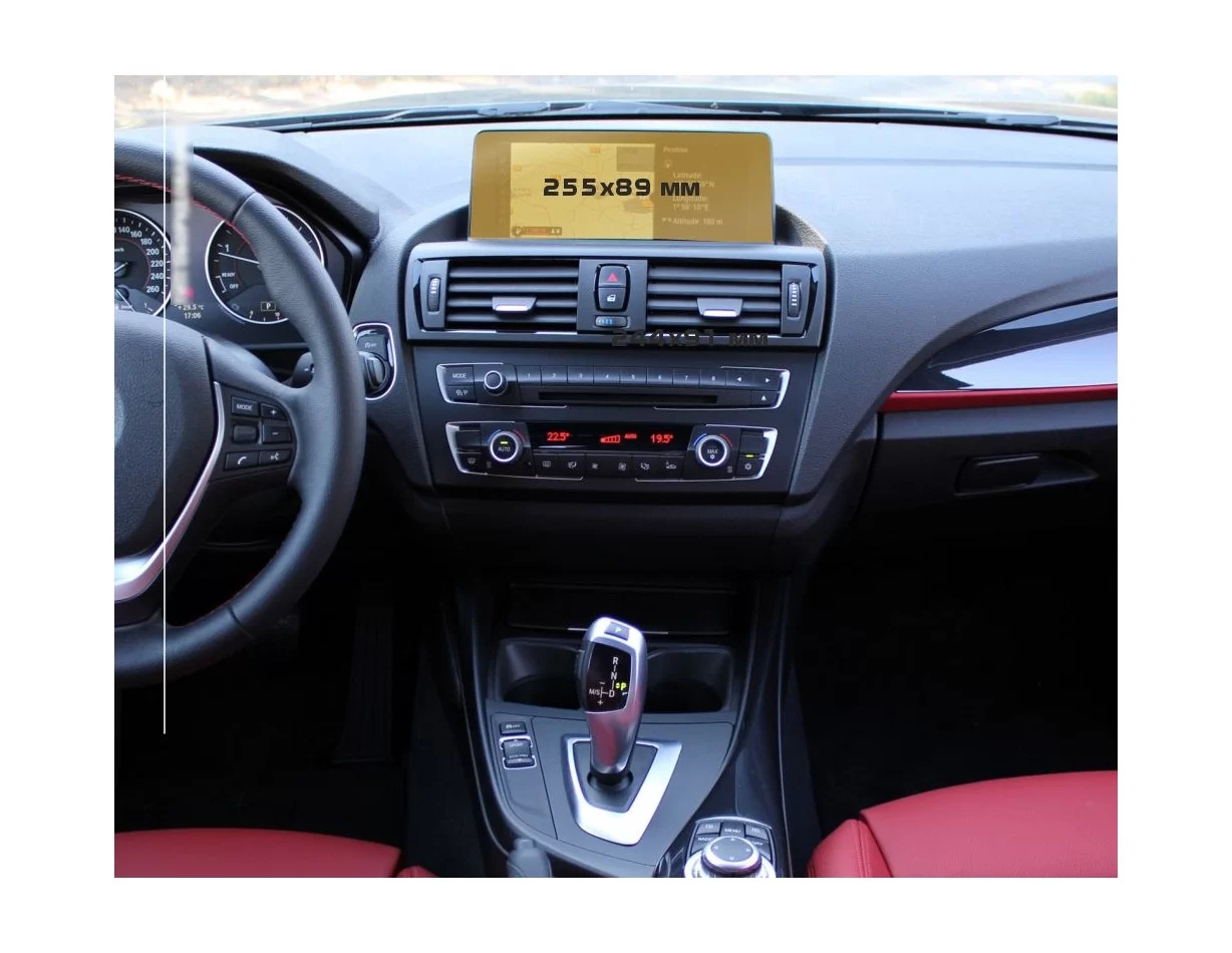 BMW 1 Series (F20) 2015 - 2020 Multimedia NBT EVO 10,2" ExtraShield Screeen Protector - 1