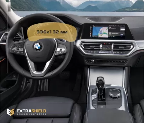 BMW 3 Series (G20) 2020 - Present Digital Speedometer (without sensor) 12,3" ExtraShield Screeen Protector - 1 BMW 3 Series (G20) 2020 - Present Digital Speedometer (without sensor) 12,3" ExtraShield Screeen Protector - 1