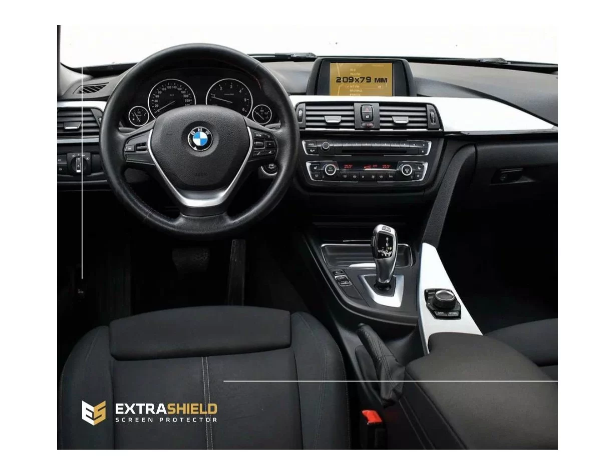 BMW 4 Series (F32) 2013 - 2017 Multimedia 8,8" ExtraShield Screeen Protector - 1