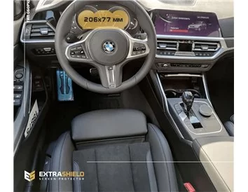 BMW 4 Series (G22) 2020 - Present Digital Speedometer (Central) 12,3" ExtraShield Screeen Protector - 1