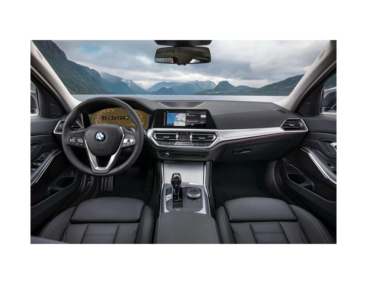 BMW 4 Series (G22) 2020 - Present Digital Speedometer (with sensor) 12,3" ExtraShield Screeen Protector - 1