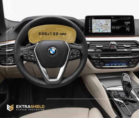 BMW 5 Series (G30) 2016 - Present Digital Speedometer (without sensor) 12,3" ExtraShield Screeen Protector - 1 - Interior Dash T