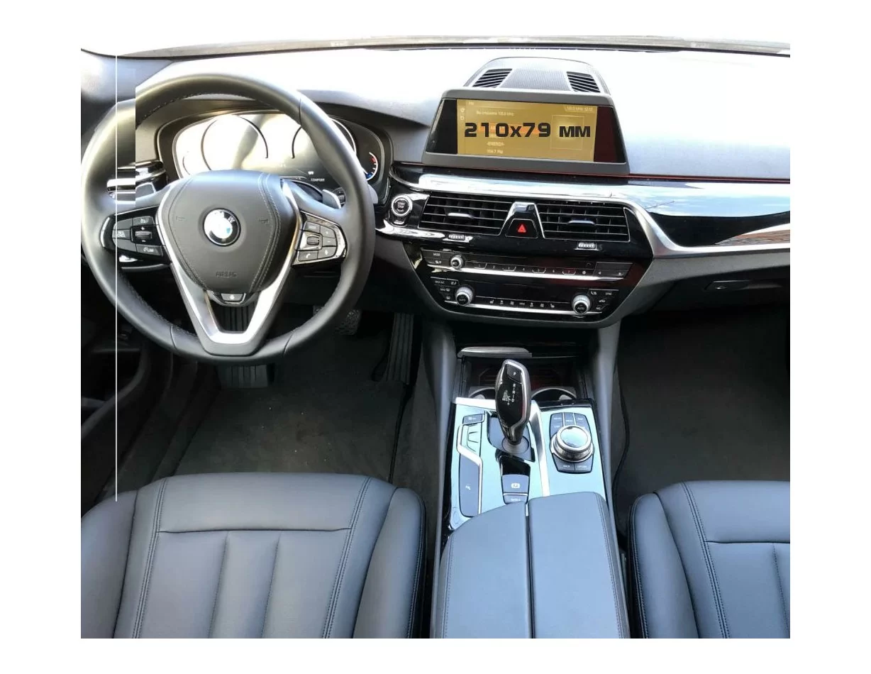 BMW 5 Series (G30) 2016 - Present Multimedia 8,8" ExtraShield Screeen Protector - 1