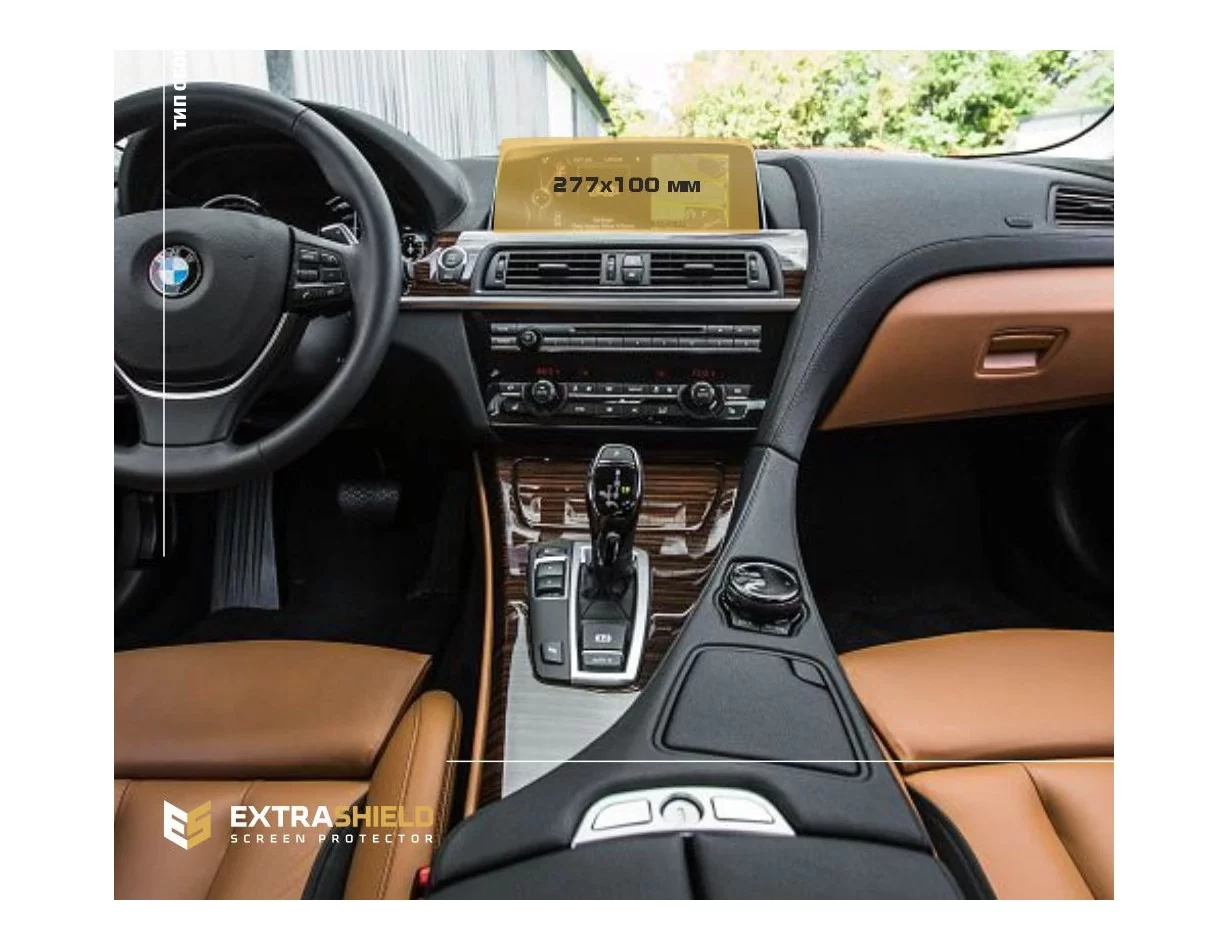 BMW 6 Series (G32) 2016 - Present Multimedia 10,2" ExtraShield Screeen Protector - 1 - Interior Dash Trim Kit