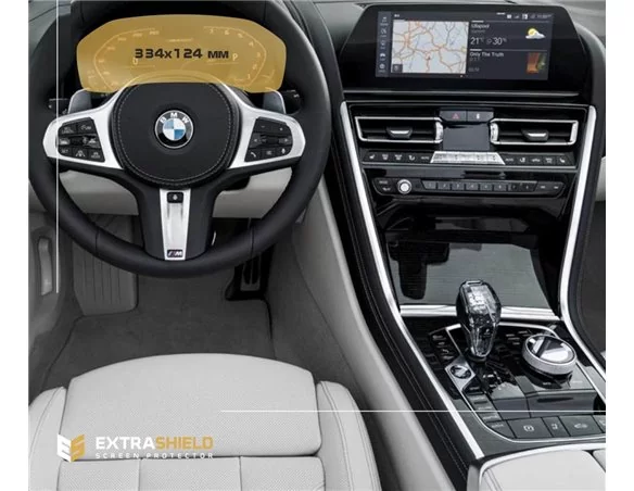 BMW 8 Series (G14-16) 2018 - Present Digital Speedometer (without sensor) 12,3" ExtraShield Screeen Protector - 1