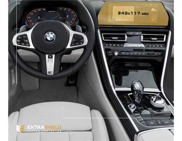 BMW 8 Series (G14-16) 2018 - Present Multimedia 12,3" ExtraShield Screeen Protector - 1