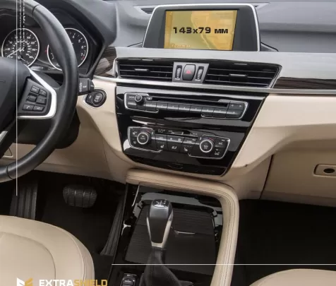 BMW X1 (F48) 2015 - 2019 Multimedia 6,5" ExtraShield Screeen Protector - 1