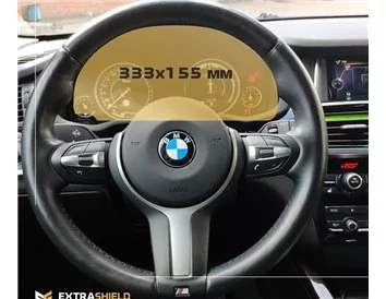 BMW X3 (F25) 2010 - 2017 Digital Speedometer Analog ExtraShield Screeen Protector - 1