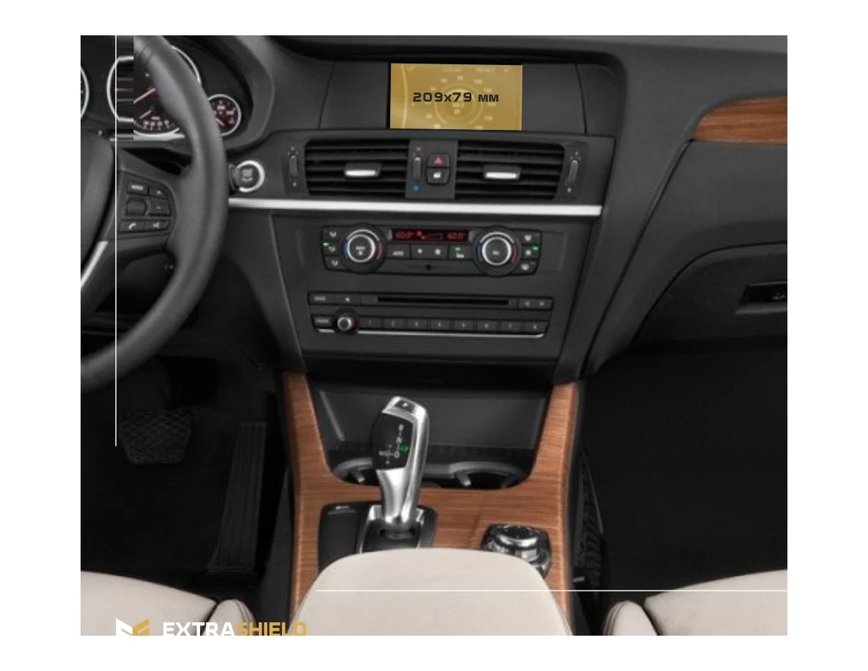 BMW X3 (F25) 2010 - 2014 Multimedia 8,8" ExtraShield Screeen Protector - 1