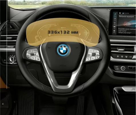 BMW X3 (F25) 2010 - 2017 Multimedia NBT EVO 10,2" ExtraShield Screeen Protector - 1 - Interior Dash Trim Kit