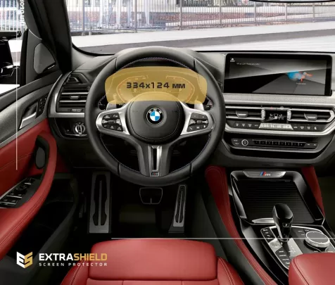 BMW X3 (G01) 2017 - 2021 Digital Speedometer 12,3" ExtraShield Screeen Protector - 1 BMW X3 (G01) 2017 - 2021 Digital Speedometer 12,3" ExtraShield Screeen Protector - 1