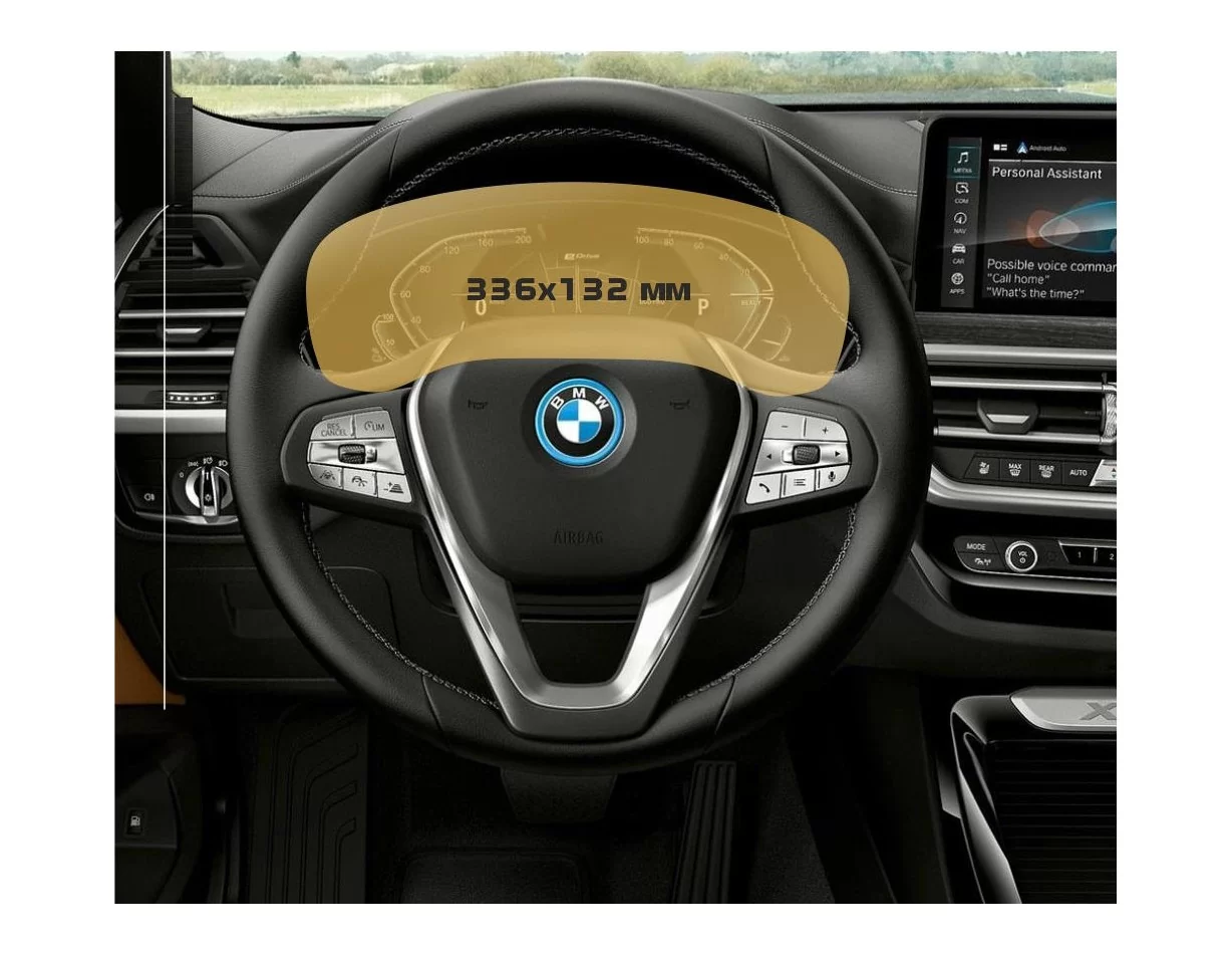 BMW X3 (G01) 2017 - Present Digital Speedometer 12,3" ExtraShield Screeen Protector - 1