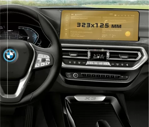 BMW X3 (G01) 2021 - Present Multimedia 12,3" ExtraShield Screeen Protector - 1
