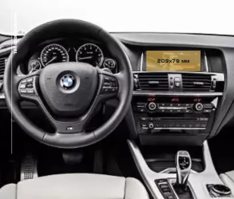 BMW X4 (F26) 2014 - 2018 Multimedia 8,8" ExtraShield Screeen Protector - 1 BMW X4 (F26) 2014 - 2018 Multimedia 8,8" ExtraShield Screeen Protector - 1