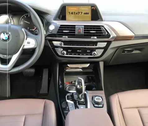 BMW X4 (G02) 2018 - 2021 Multimedia 9" ExtraShield Screeen Protector - 1