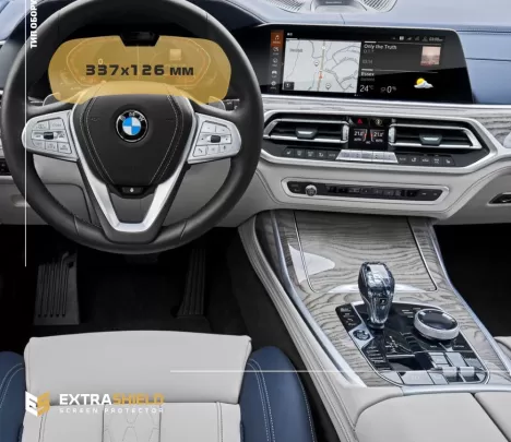 BMW X6 (G06) 2019 - Present Digital Speedometer (with sensor) 12,3" ExtraShield Screeen Protector - 1 BMW X6 (G06) 2019 - Present Digital Speedometer (with sensor) 12,3" ExtraShield Screeen Protector - 1