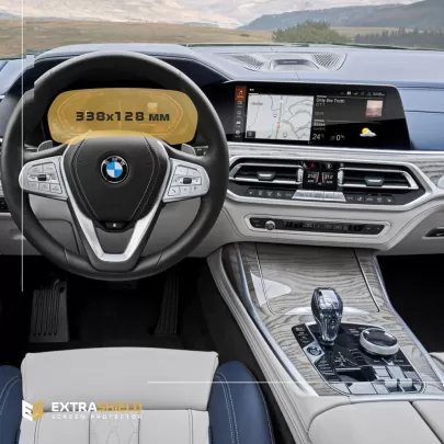 BMW X7 (G07) 2018 - Present Digital Speedometer (without sensor) 12,3" ExtraShield Screeen Protector - 1 - Interior Dash Trim Ki BMW X7 (G07) 2018 - Present Digital Speedometer (without sensor) 12,3" ExtraShield Screeen Protector - 1 - Interior Dash Trim Ki