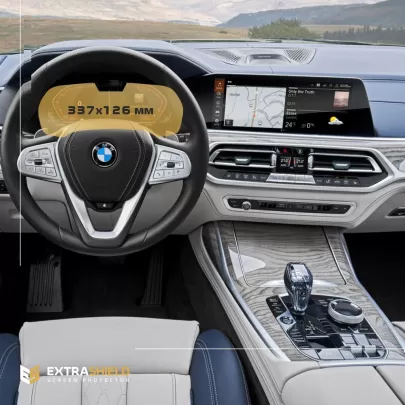 BMW X7 (G07) 2018 - Present Digital Speedometer (with sensor) 12,3" ExtraShield Screeen Protector - 1 - Interior Dash Trim Kit BMW X7 (G07) 2018 - Present Digital Speedometer (with sensor) 12,3" ExtraShield Screeen Protector - 1 - Interior Dash Trim Kit