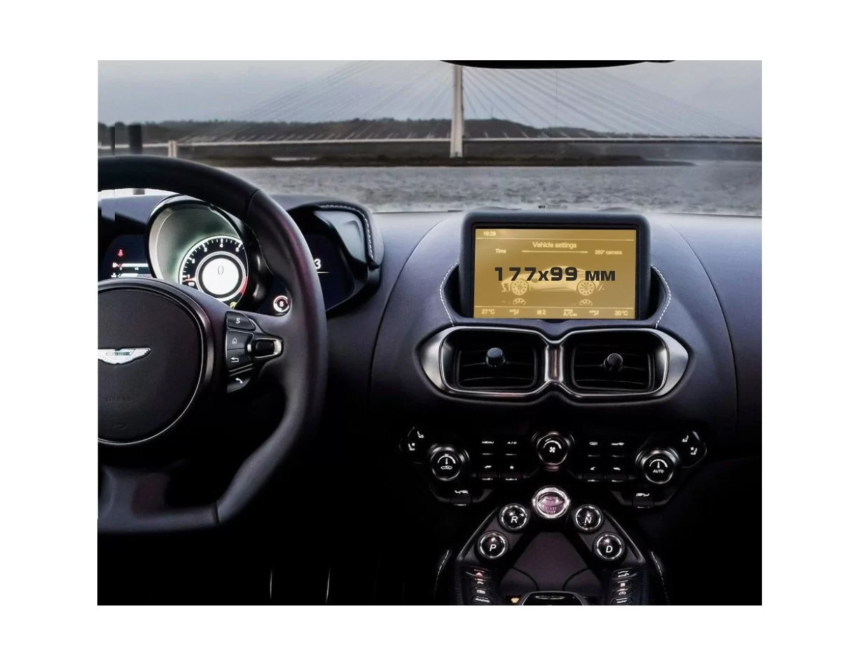 Aston Martin DBS 2018 - Present Multimedia 12" ExtraShield Screeen Protector - 1