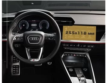 Audi A3 (8Y) 2020-Presnt. Multimedia MMI Navigation plus 10,1" ExtraShield Screeen Protector - 1