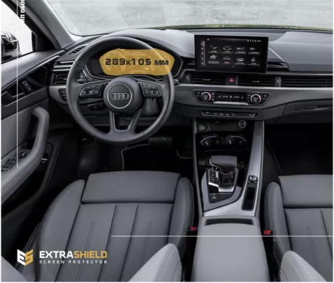 Audi A4 (B9) Pre-facelift 2015 - 2020 Digital Speedometer Audi Virtual Cockpit 12" ExtraShield Screeen Protector - 1 Audi A4 (B9) Pre-facelift 2015 - 2020 Digital Speedometer Audi Virtual Cockpit 12" ExtraShield Screeen Protector - 1