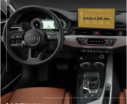 Audi A4 (B9) Pre-facelift 2015 - 2020 Multimedia MMI 8,3" ExtraShield Screeen Protector - 1 Audi A4 (B9) Pre-facelift 2015 - 2020 Multimedia MMI 8,3" ExtraShield Screeen Protector - 1