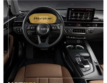 Audi A4 (B9) Facelift 2019 - Present Digital Speedometer Audi Virtual Cockpit 12,3" ExtraShield Screeen Protector - 1