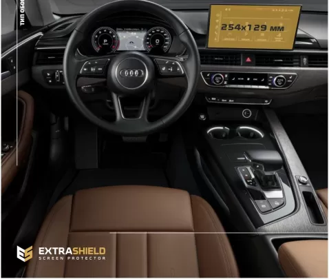 Audi A4 (B9) Facelift 2019 - Present Multimedia MMI 10,1" ExtraShield Screeen Protector - 1