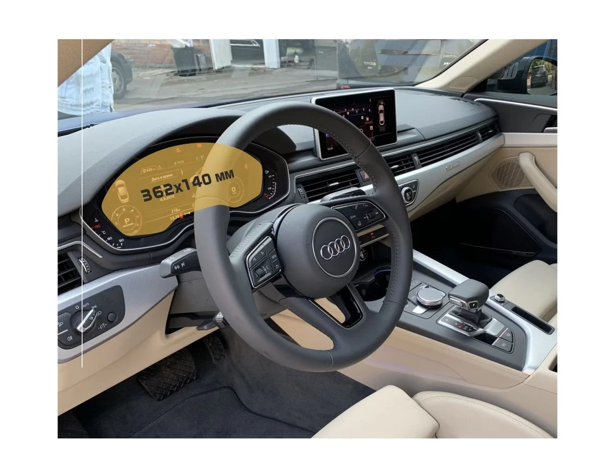 Audi A5 (F5) Pre-facelift 2016 - 2020 Digital Speedometer ExtraShield Screeen Protector - 1