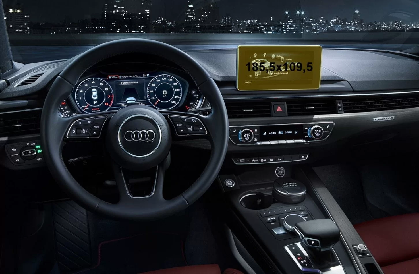 Audi A5 (F5) Pre-facelift 2016 - 2020 Multimedia MMI 7" ExtraShield Screeen Protector - 1
