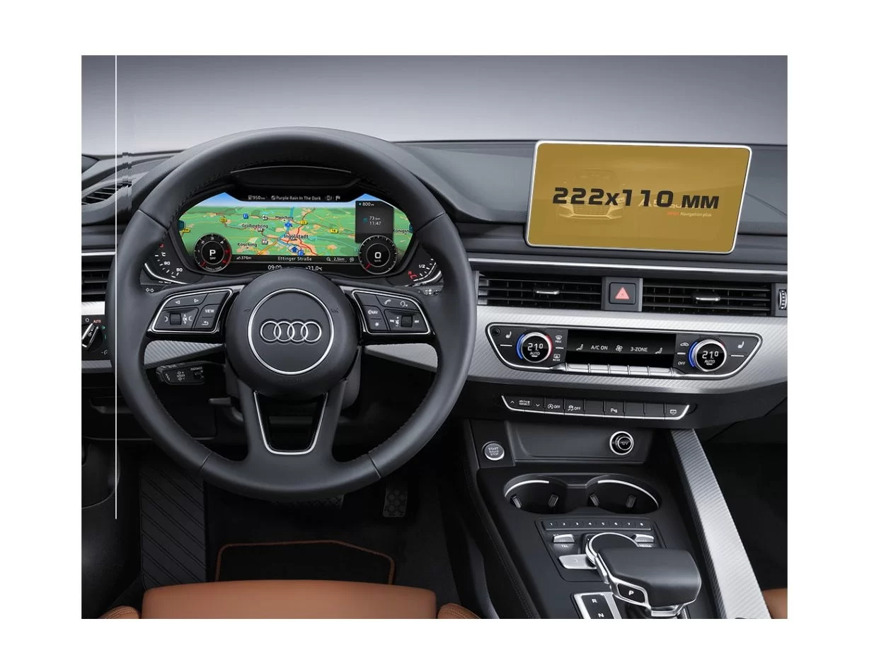 Audi A5 (F5) Pre-facelift 2016 - 2020 Multimedia 8,3" ExtraShield Screeen Protector - 1