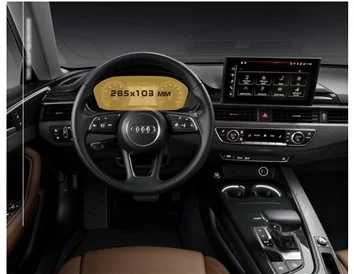 Audi A5 (F5) Facelift 2019 - Present Digital Speedometer Audi Virtual Cockpit 12,3" ExtraShield Screeen Protector - 1