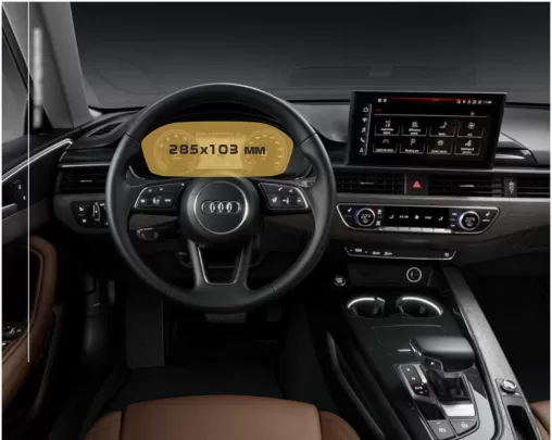 Audi A5 (F5) Facelift 2019 - Present Digital Speedometer Audi Virtual Cockpit 12,3" ExtraShield Screeen Protector - 1 Audi A5 (F5) Facelift 2019 - Present Digital Speedometer Audi Virtual Cockpit 12,3" ExtraShield Screeen Protector - 1
