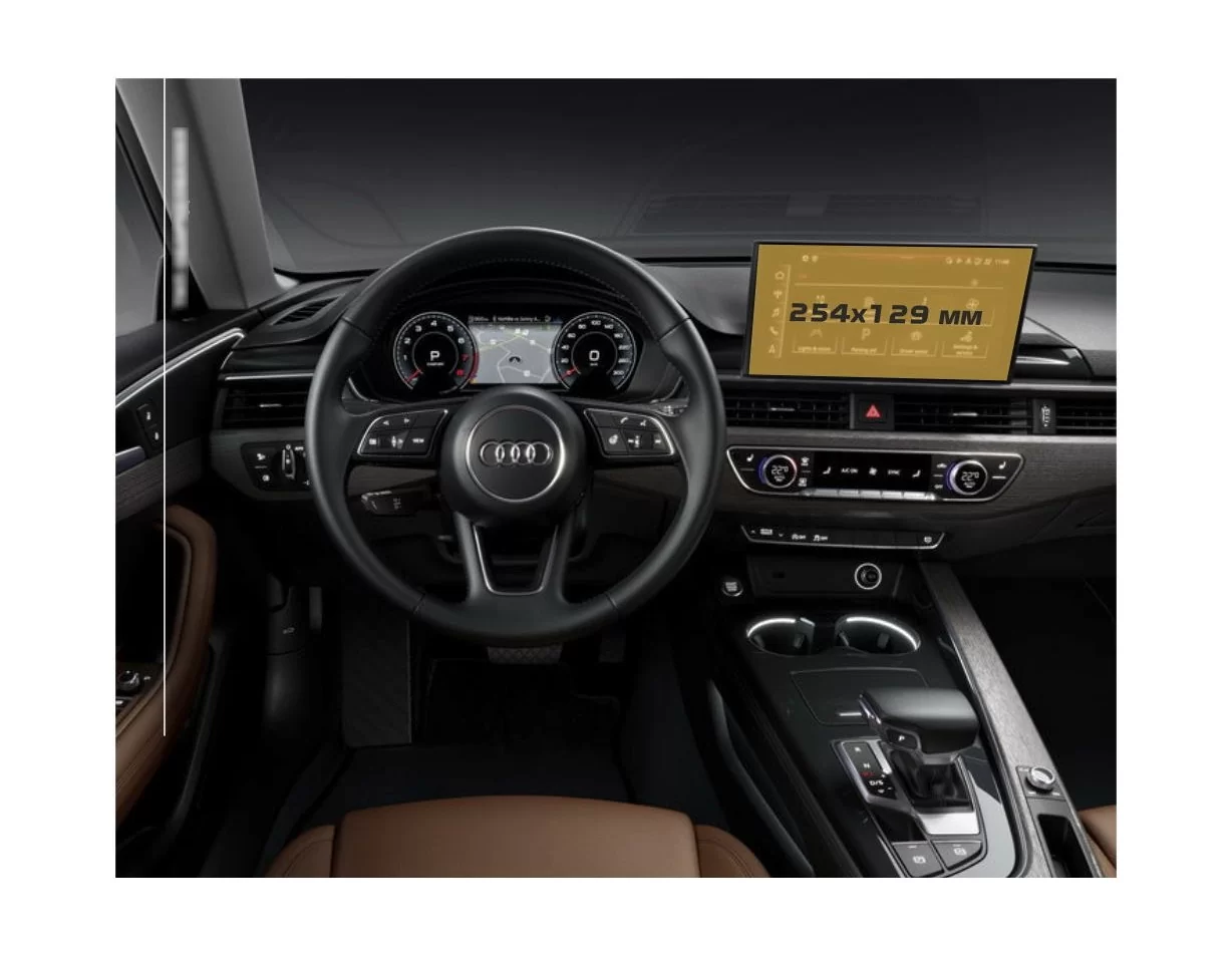 Audi A5 (F5) Facelift 2019 - Present Multimedia MMI 10,1" ExtraShield Screeen Protector - 1